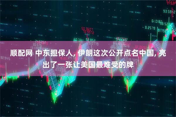 顺配网 中东担保人, 伊朗这次公开点名中国, 亮出了一张让美国最难受的牌